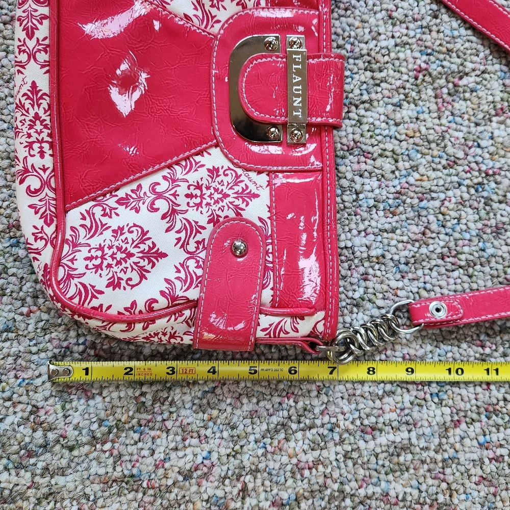 FLAUNT By Faith Nicole Pink Fuchsia PURSE Bag